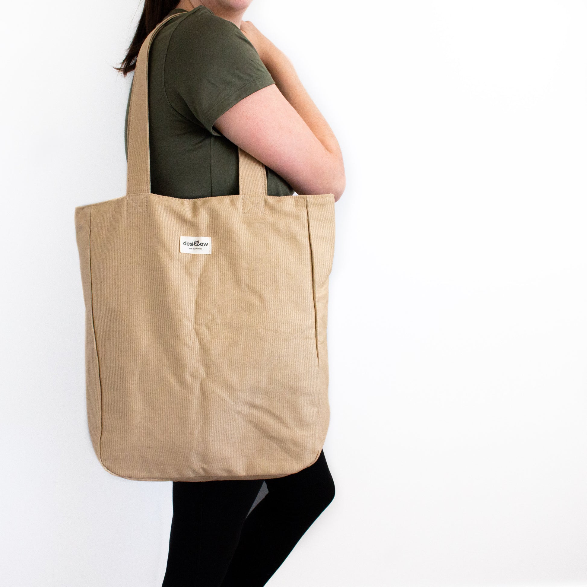 Tote bag Sable en tissu du quotidien Profil